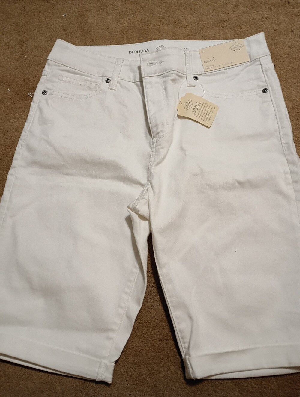 Stretch Jean Bermuda